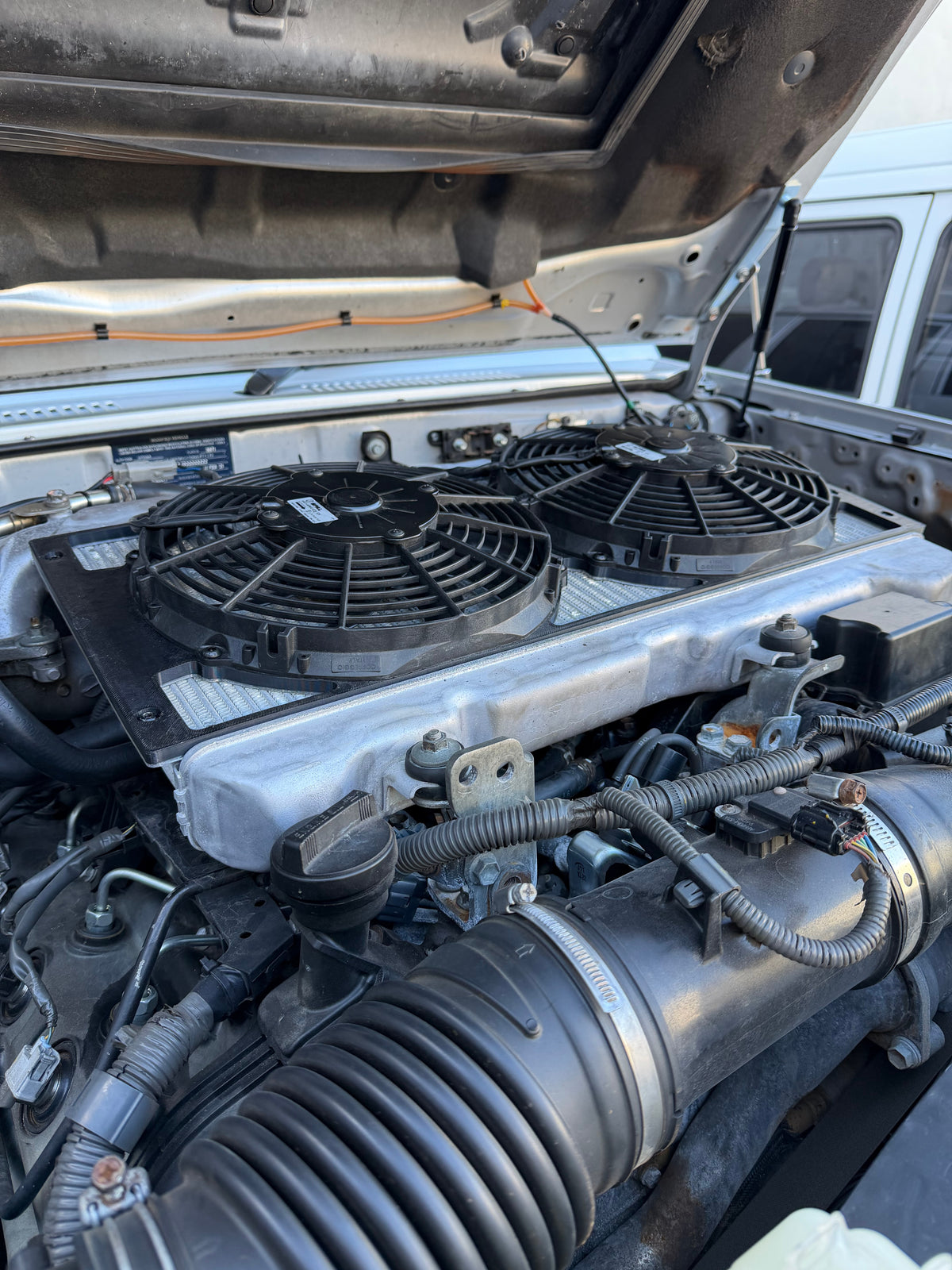 Land Cruiser 70 & 200 Series Intercooler Fan Shroud